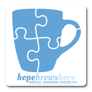 Hope Brews Here Sticker
